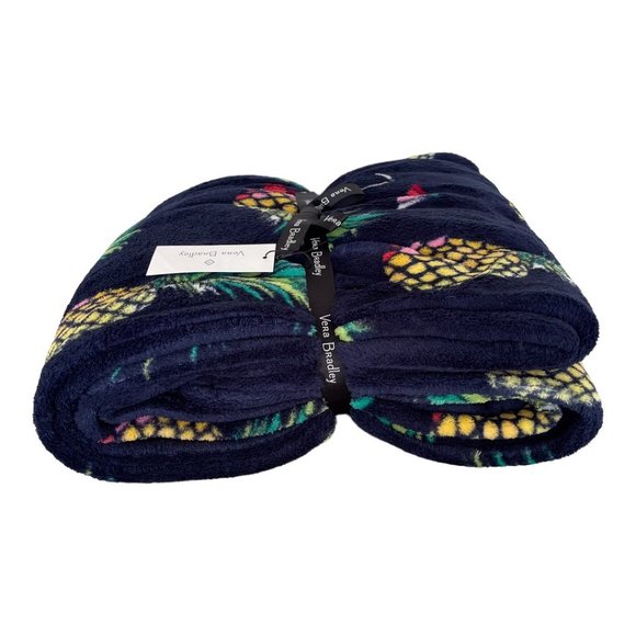 Vera Bradley Toucan Party Plush Throw Blanket - Picture 4 of 5